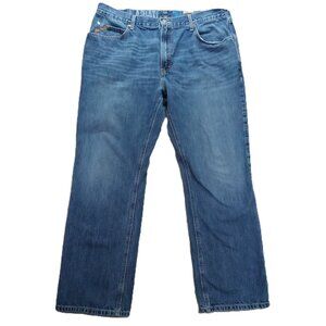 Ariat M2 Jeans Men 41x31, Tag 40x32 Relaxed Boot Cut Blue Denim 100% Cotton